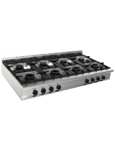 Gas cooker - Banco - N°8 fires - cm 160 x 90 x 27 h