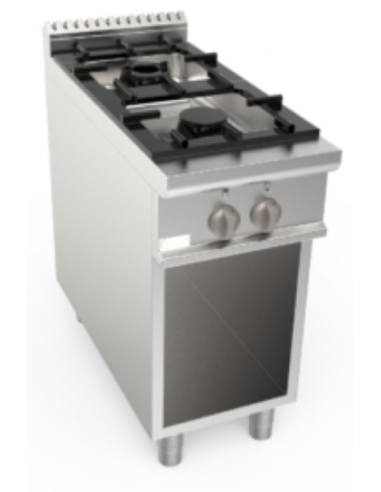 Gas cooker - N.2 fires - cm 40 x 90 x 85 h