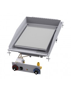 Professional Gas Fry Top - Smooth Chrome Finish - cm 50 x...