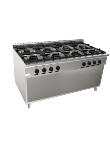 Gas cooker - N.8 fires - cm 160 x 90 x 85 h