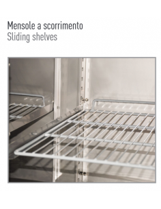 Tabla refrigerada - N. 2 puertas - cm 136 x 70 x 86 h 2
