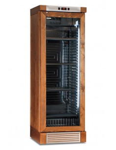 Vitrina refrigerada para vino 382 litros en madera nogal...