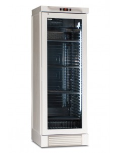 Vitrina refrigerada para vino 382 litros en madera blanca...