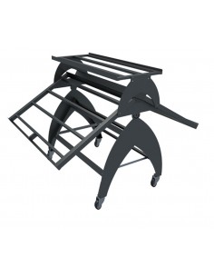 Espositore ortofrutta con doppia esposizione - cm 120 x 125 x 134 h