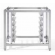 Supporto per forno - Struttura in acciaio inox - Fornito di kit di montaggio - Dimensioni cm92 x 62 x 70 h
