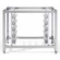 Supporto per forno - Struttura in acciaio inox - Fornito di kit di montaggio - Dimensioni cm 92 x 62 x 80 h