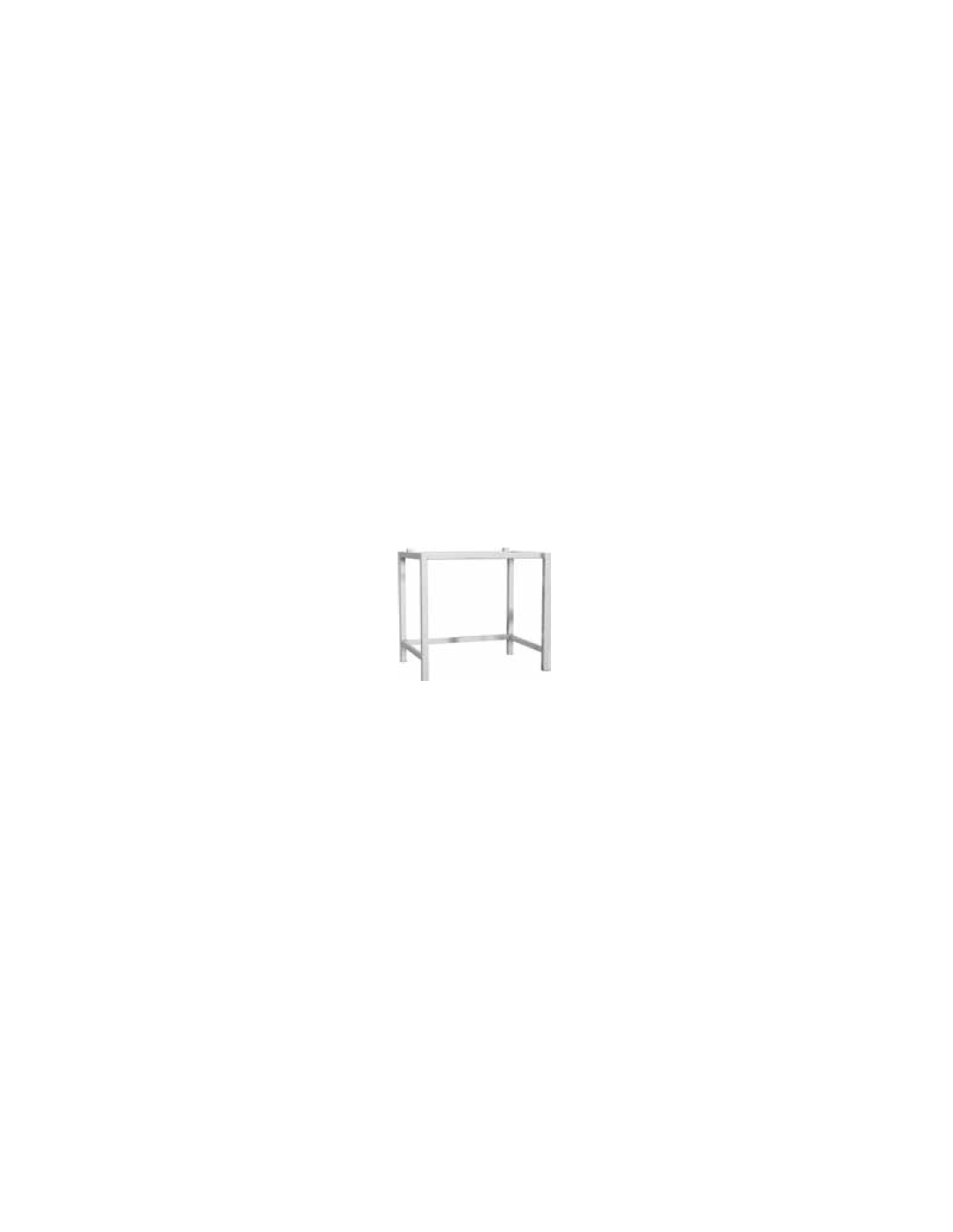 Support for oven - Structure in stainless steel - Supplied with assembly kit - Dimensions 59.2 x 53 x 80 h cm