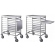 Carrello per cassette pasta - Portata 8 cassette cm 7h  - Cm 103.5 x 52 x 94 h