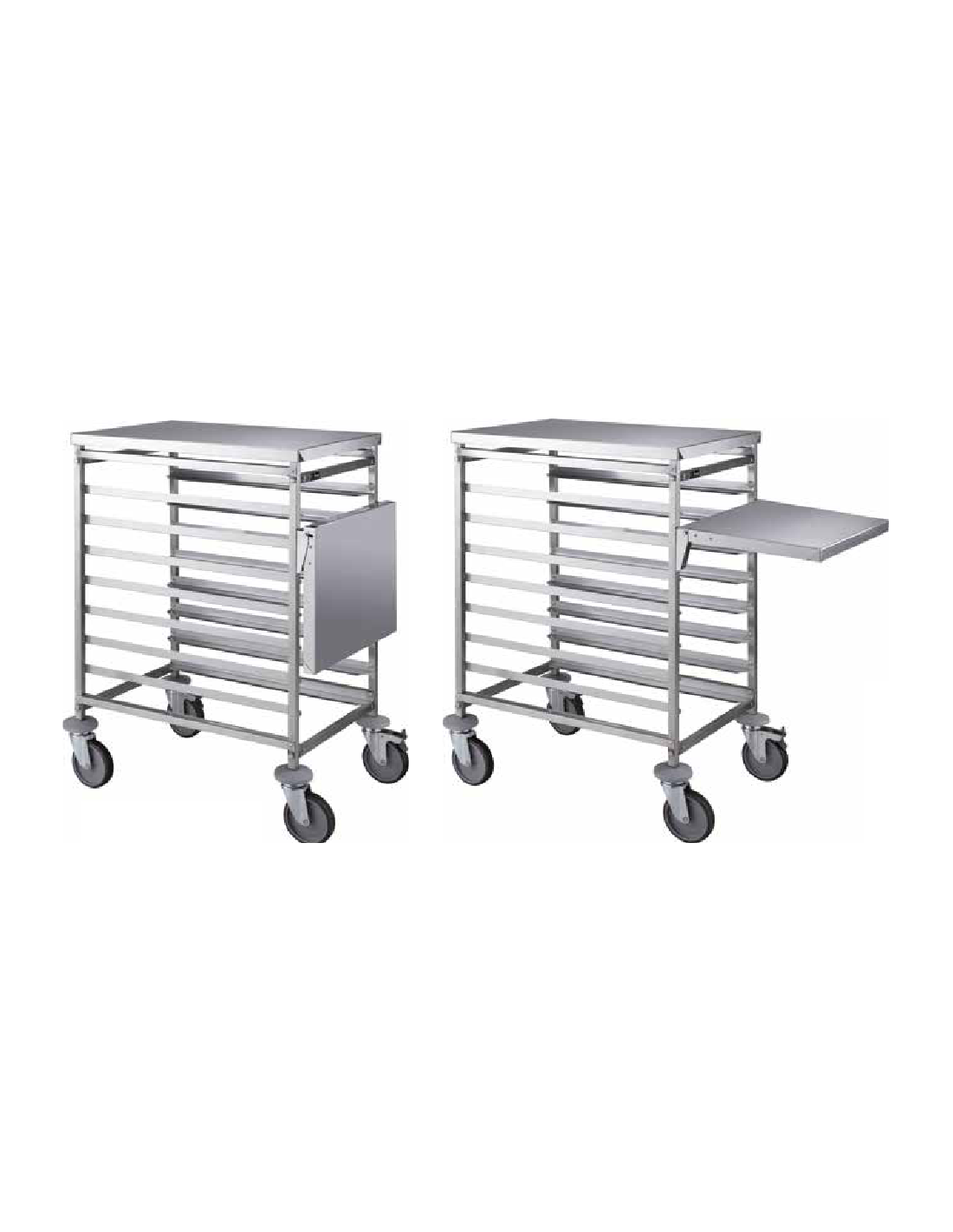Trolley for pasta boxes - Capacity 8 boxes cm 7h - Cm 103.5 x 52 x 94 h