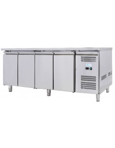 Tavolo refrigerato - N. 4 porte - cm 223 x 60 x 85 h 2