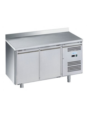 Refrigerated table - N. 2 doors - Alzatina - cm 136 x 60 x 95 h