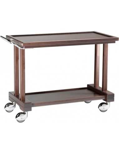 Carrello di servizio - Legno - N. 2 ripiani -...