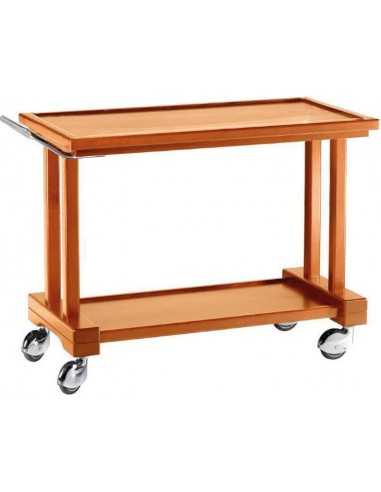 Service trolley - Wood - N. 2 shelves - cm 81 x 55 x 82h