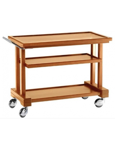 Service trolley - Wood - N. 3 shelves - cm 81 x 55 x 82h