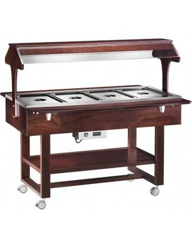 Espositore termico - Legno multistrato - Cupola...