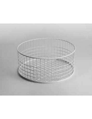 Round glass basket - Diameter cm 39 x 11 h