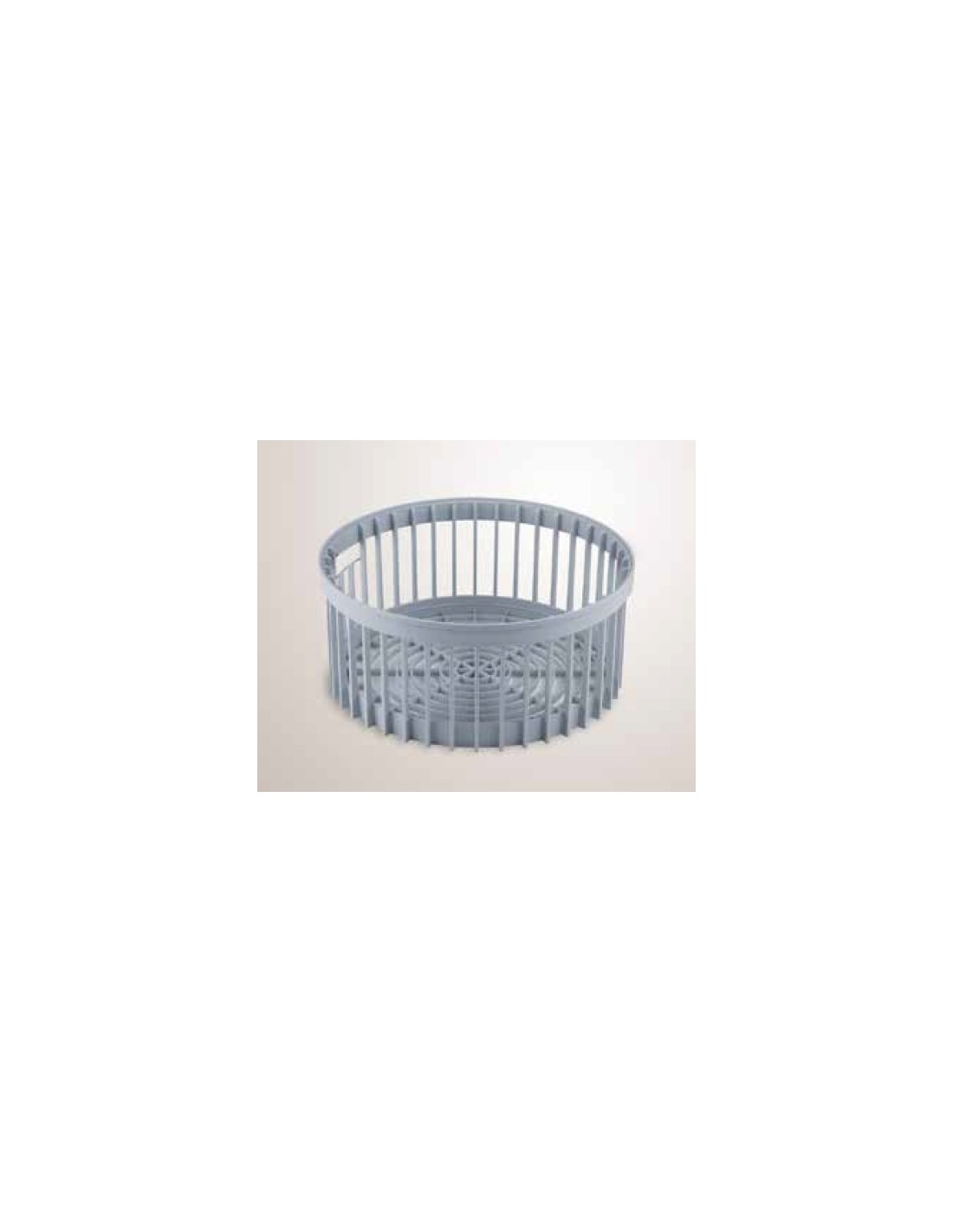 Round glass basket - Diameter cm 39