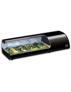 Refrigerated showcase for sushi 10 basins GN 1/3 cm  214.1 x 38 x 25.5 h