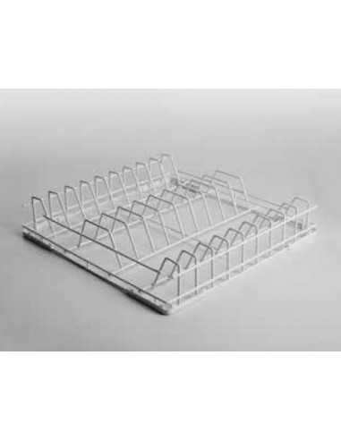 Cesto piatti quadrato - N°14 piatti diam.24 cm - Dimensioni cm 45 x 45
