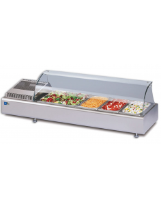 Refrigerated showcase for condiments 173.1 cm for basins  GN