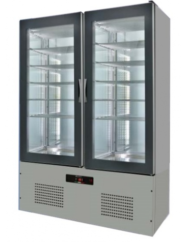 Vetrina refrigerata - Capacità 900 lt - Cm 125 x 66 x 196 h