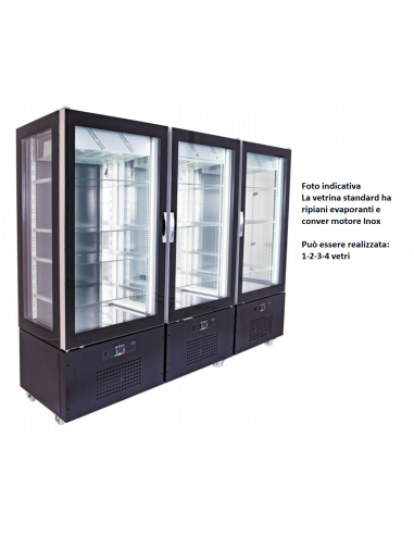 Refrigerated display case - Capacity 1400 lt - cm 186 x 66 x 196 h