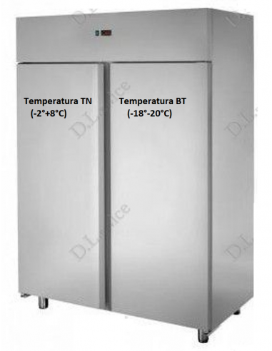 Combined cabinet - Capacity Lt.1400 - Cm 144 x 80 x 205 h