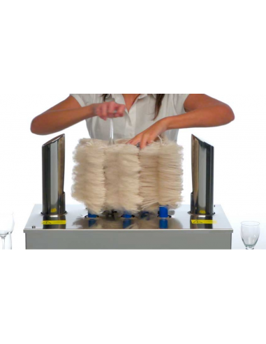 Drying glasses production 400-500 pcs/h - cm 59...