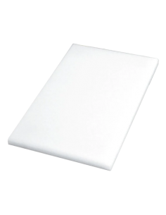 Tabla de cortar de polietileno blanco -cm 40 x 30 x 2 h