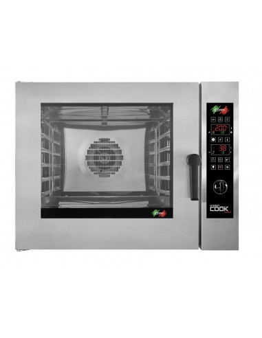 Gas oven - N. 6 x GN1/1 - Boiler - cm 58.4 x 35.5 x 43.6 h
