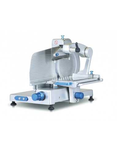 Affettatrice verticale professionale - Lama 350 mm - Con affilatoio - Cm 77 x 64 x 55 h