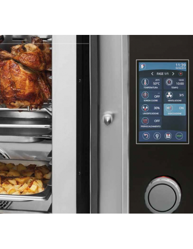 Gas oven - N. 6 x GN 1/1 or cm 60 x 40 - Cm 98...