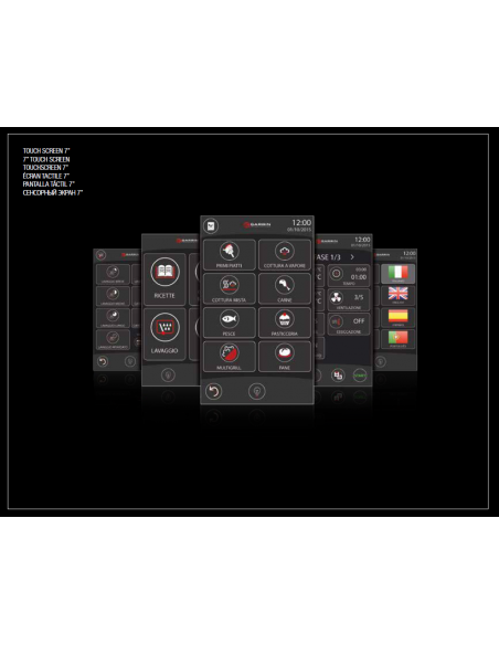 Electric oven - N.6 x GN1/1 or  cm 60 x 40 - Cm 98 x 85 x 79.5 h