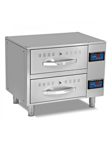 Warm drawers - N. 2 x GN 1/1 -cm 82.5 x 63 x 68 h