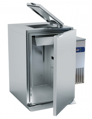 Refrigerated waste box - Capacity 120/240 lt - cm 109 x 98 x 128 h