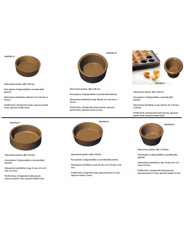 Plate for tarts -  cm 44 x 53 x 42 h