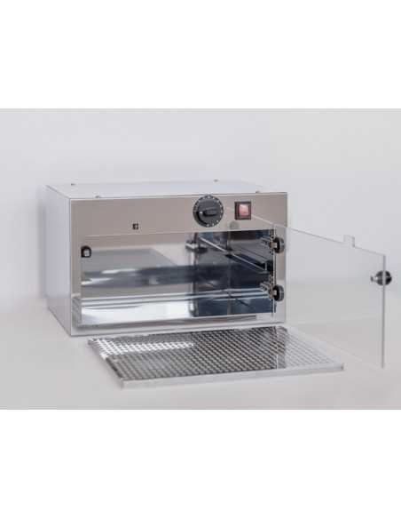 UV-C sterilizer for objects with 2 shelves
