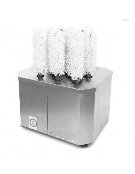 Dry glasses - N. 8 rotating brushes - Cm 46 x 38 x 55 h