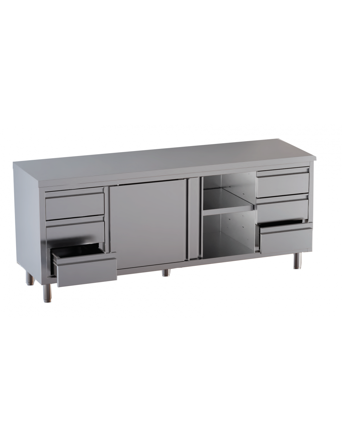 Stainless steel work table DSTACD model