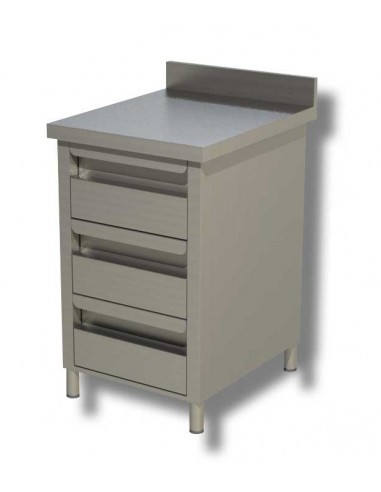 Cassettiera - Alzatina - N.3 drawers - Depth 60 - cm 50 x 60 x 85