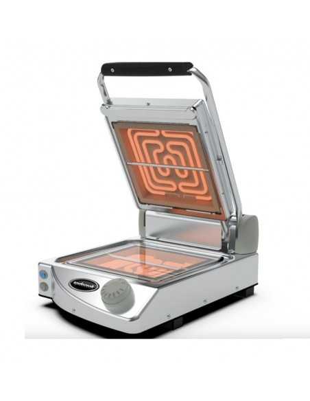 Piastra vetroceramica con piano liscio e coperchio liscio - Piano trasparente