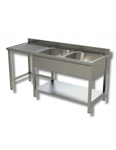 Washer AISI 430 - Depth 70- N.2 tanks - Left dripper