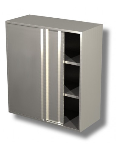 Wall mounted cabinet - With sliding doors - shelf n.2 - Height 100 - Dimensions various