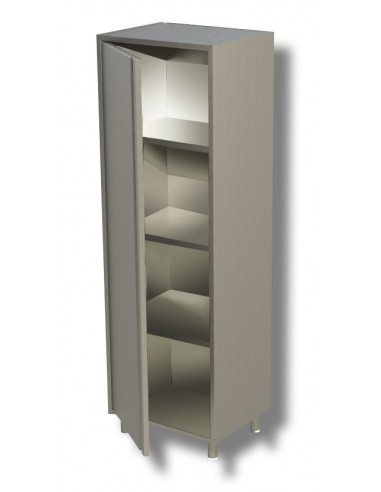 Stainless steel cabinet - Acciaio inox AISI 430 - N.3 shelves - Height 150 cm - Dimensions various