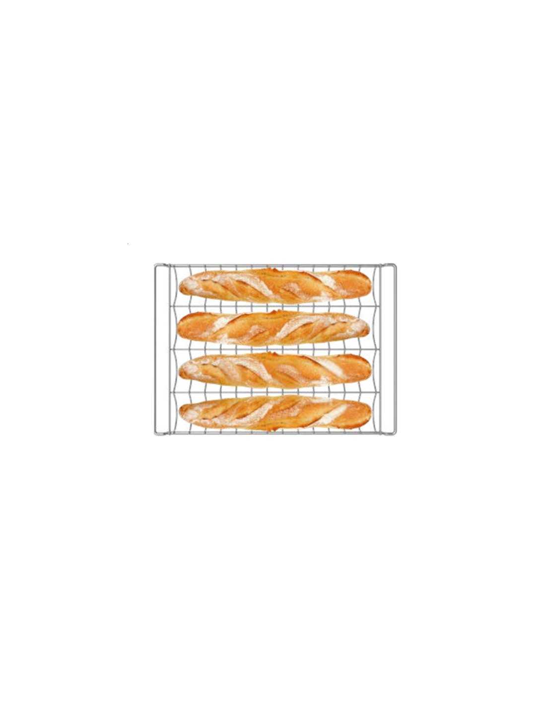 Tarpaulina ultraligera de 4 canales - Ideal para baguettes congeladas, filántropos congelados - Hasta 8 mini baguettes en