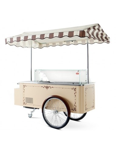Ice cream cart - N. 6 + 6 liters 5 or 10 x liters 4.75 - cm 200 x 128.5 x 208.1 h