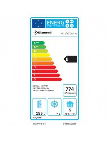 Refrigerated table - Cassetti n.3 x GN1/1 - cm...