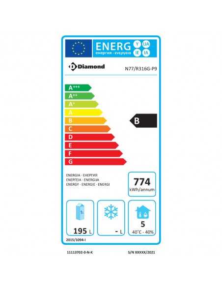 Tavolo refrigerato - Cassetti n.3 x GN1/1 - cm 160 x 70 x 64.5/70.5 h