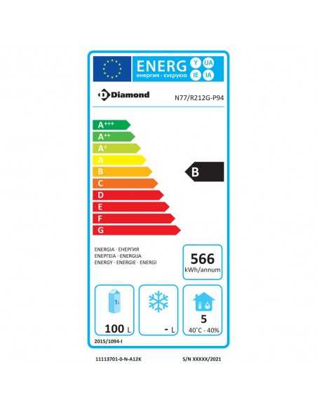 Tavolo refrigerato - Cassetti n.4 x GN1/2 - cm 120 x 70 x 64.5/70.5 h