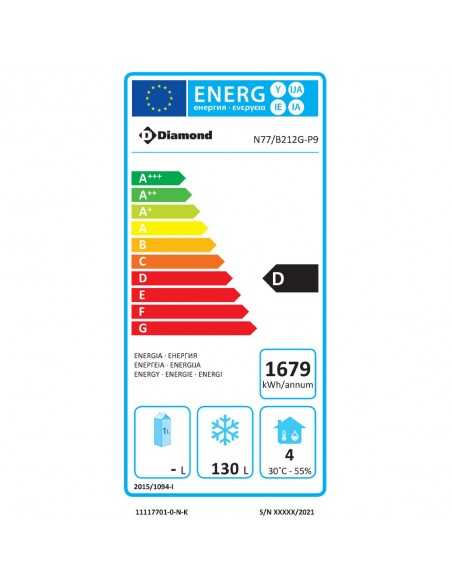 Tavolo congelatore -  Cassetti n.2 x GN1/1 - cm 120 x 70 x 64.5/70.5 h